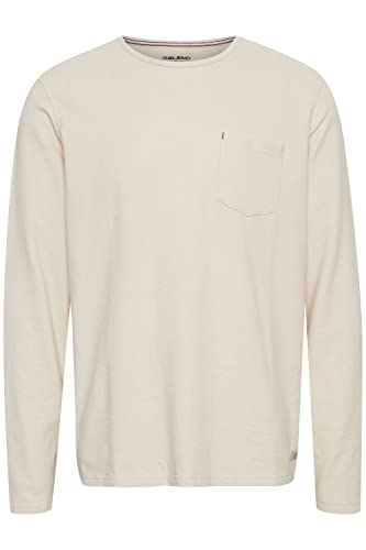 Blend Męski t-shirt, 120804/Cloud Cream, XL, 120804/Cloud Cream, XL