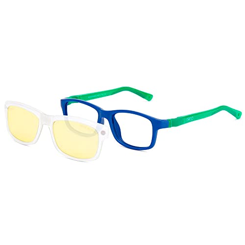 NANOVISTA Unisex Crew Bb 3.0 okulary przeciwsłoneczne, matowy niebieski/zielony, 46, matowy niebieski/zielony, 46