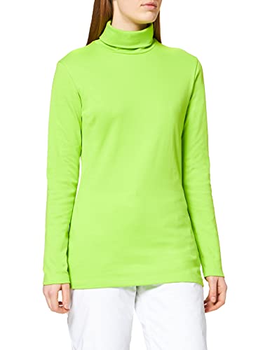 Trigema Damski sweter z golfem, żółty (Lemon), XXL