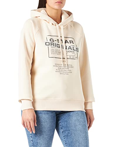 G-STAR RAW, Damski sweter z kapturem Originals, Biały (Dk Talc D21249-a971-a488), XS