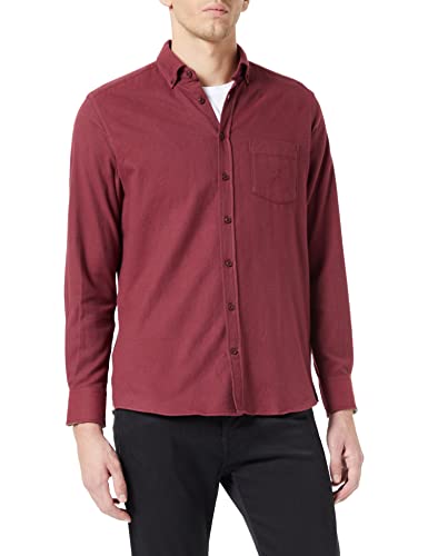 Daniel Hechter Męska koszula B.d. Casual Rf, ciemnoczerwony, 3XL
