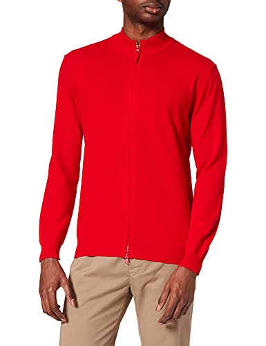 United Colors of Benetton Męska kurtka z dzianiny, Rosso 015, L