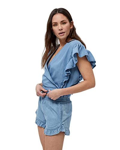 DESIRES Damska bluza Deeda, Mid Blue Denim, XS