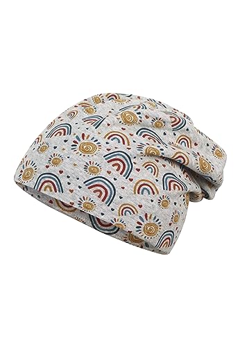 Sterntaler Dziewczęca czapka beanie tęcza, srebro, 47