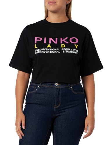 Pinko Thermal T-Shirt Damski, Z99_nero Limousine, XL