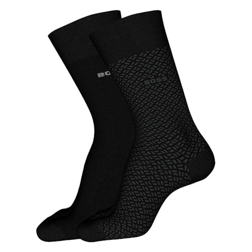 BOSS Męskie skarpety regularne, czarny (Black1), 40-46
