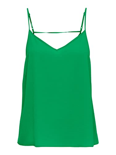ONLY Damski top Onlnova Life Paris Singlet Solid Ptm Top, zielony (Kelly Green), 36