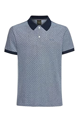 Geox Męska koszulka polo, M (DE), Lh Blu/Dkblu/Cashmer, XL