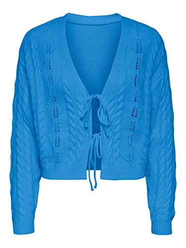 PIECES PCBLANCA LS dwustronny kardigan BC, przystań, M