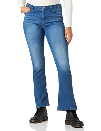 MUSTANG June Flared dżinsy damskie, niebieski 402, 31W / 32L