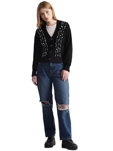Bestseller A/S Onlmarian Ls KNT damski kardigan, czarny, M
