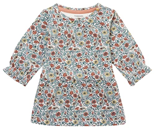 Noppies Baby Girls Dress Newport Long Sleeve all Over sukienka do gry dla dzieci, Niebieskie surfowanie - P425, 50