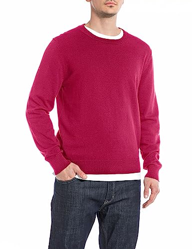 Replay Sweter męski, 698 fuksja, M