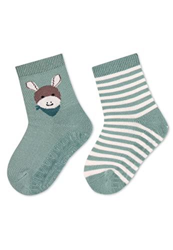 Sterntaler Unisex dziecięce skarpety GOTS FLI Air Dp Emmi, zielony, 24