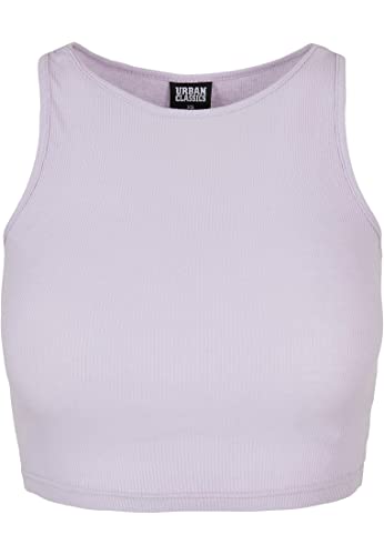 Urban Classics Women's Ladies Cropped Rib Top T-Shirt, liliowy, 5XL