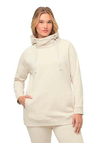 Ulla Popken Bluza damska, vanille, 54-56 duże rozmiary