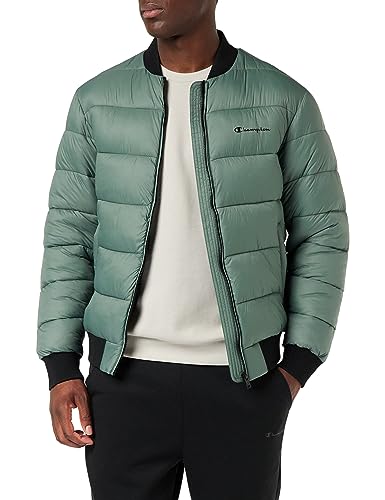 Champion Legacy Outdoor-Bomber Kurtka Mężczyźni, Verde BLG/Nero, XXL