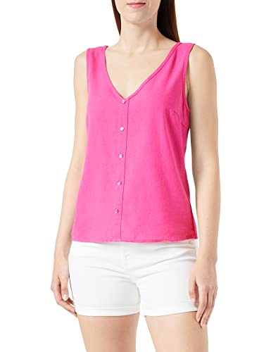 VERO MODA Vmmymilo Sl V-Neck Shirt WVN Ga Top, różowy, L
