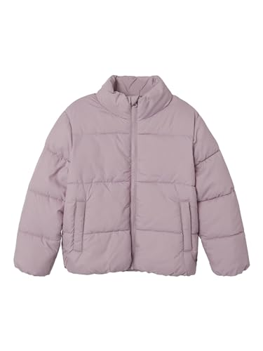 NAME IT Dziewczęca kurtka buforowa NKFMILAN Mauve Shadows, 128, Mauve Shadows, 128 cm
