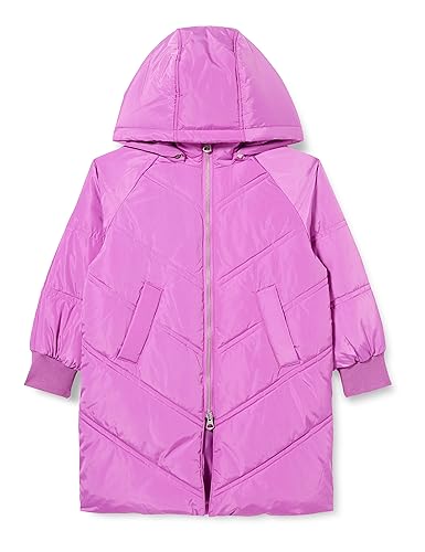PIECES Pknelicity Puffer Jacket Tw kurtka dziewczęca, Radiant Orchiid, 116 cm