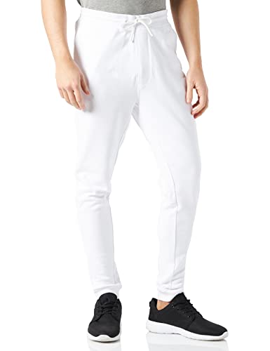 BOSS Spodnie męskie luźne, White100, XL