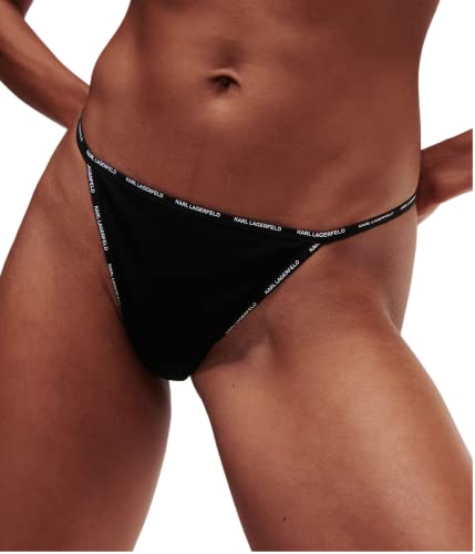 KARL LAGERFELD Kobiety G-Stringi Z Mini Logo, Czarny, L