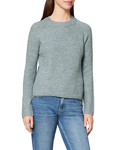 PIECES Pcellen Ls O-Neck Knit Noos Bc sweter damski, trooper, M