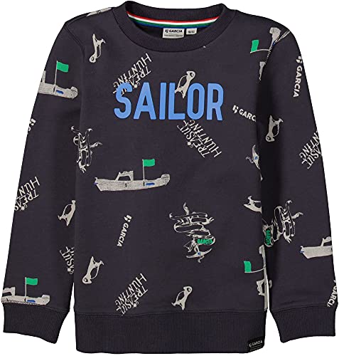 Garcia Kids Bluza chłopięca, ciemnoszary, 104 cm