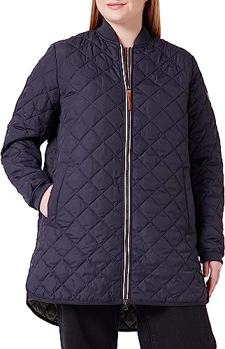 Camel Active Womenswear Damski płaszcz 310570/1F41 Coat, niebieski (Night Blue), 40 (DE), niebieski (Night Blue)