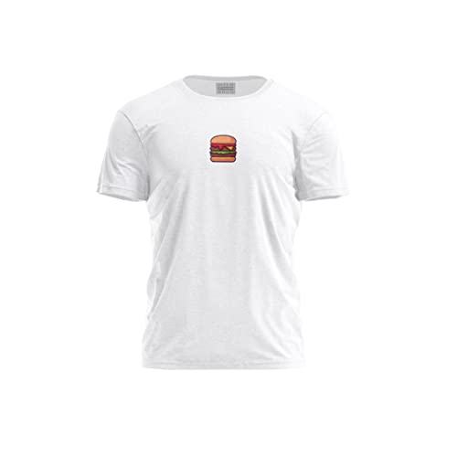 Bona Basics, Męski T-shirt z cyfrowym nadrukiem,% 100 bawełna, biały, na co dzień, męski top, rozmiar: L, biały, L