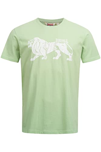 Lonsdale Koszulka męska Endmoor, Pastel Green/White, S