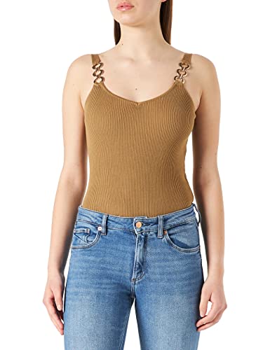 Morgan Damski top, karmel, S
