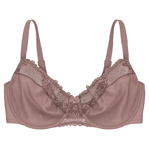 Triumph Ladyform Soft W X Biustonosz minimizer Kobiety, Chocolate Mousse, 80D