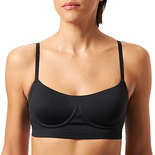 Calvin Klein Damski biustonosz bez podszewki, Czarny, XS