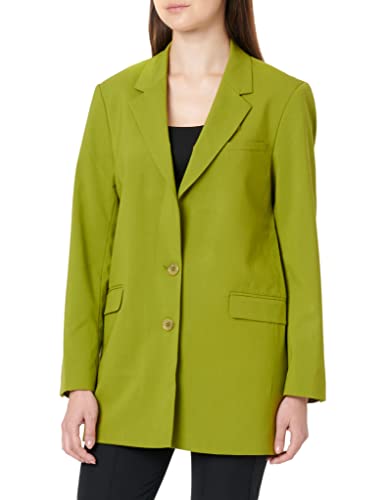 JACK&JONES Damska kurtka JXCHLOE oversized NOOS Blazer, Woodbine, XL, drewno, XL