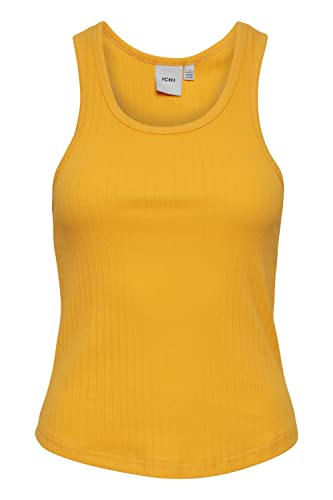 ICHI Damska koszulka na ramiączkach IHILTA TO2, 151058/Radiant Yellow, S