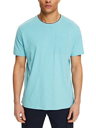 ESPRIT T-shirt męski, 480/Light Turquoise, S