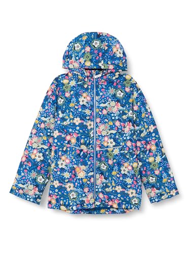 NAME IT Dziewczęca kurtka Nkfmaxi Flower Power, Lapis Blue, 116 cm