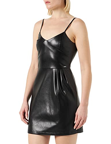 Armani Exchange Sukienka damska Soft Touch Casual, czarny, XXS