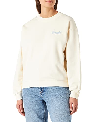 Wrangler Damska bluza z okrągłym dekoltem, Vanilla Ice, rozmiar XXL