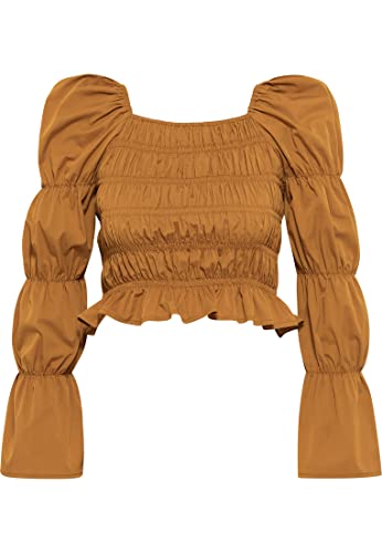 faina Damska bluzka tuxe, ciemny kamel, XL, Dunkelkamel, XL