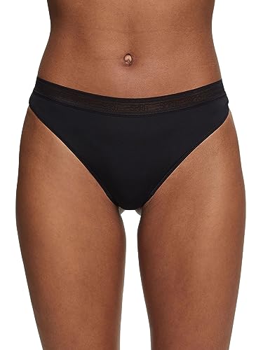ESPRIT majtki damskie stringi, czarny, 34