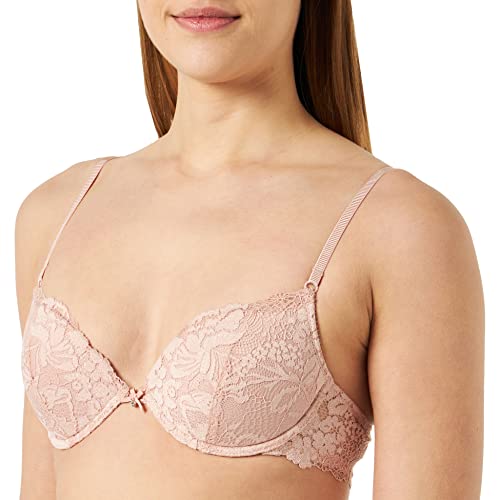 Women'secret Biustonosz Klasyczny Koronka Kobieta, Różowy, 100B