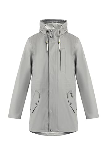 Schmuddelwedda Męski płaszcz przeciwdeszczowy, Szary-280, M