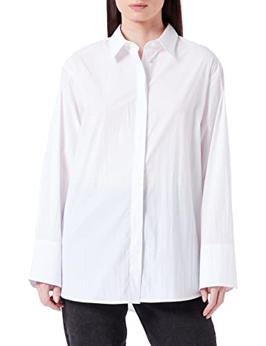Sisley Koszulka damska 51T3LQ01P, biała 101, L