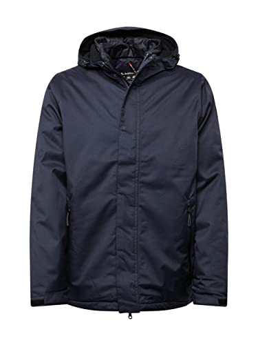 Killtec Męska kurtka funkcyjna/kurtka outdoorowa z kapturem - KOW 144 MN JCKT, ciemnogranatowa, 4XL, 37415-000