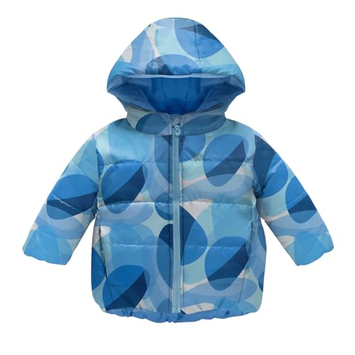 Pinokio Kurtka zimowa dla chłopców i maluchów, Niebieski W23, 86