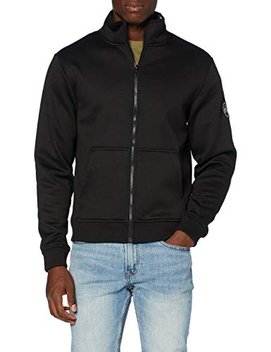 Urban Classics Męska kurtka z zamkiem błyskawicznym Teddy Bonded, antracyt, XL