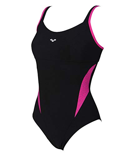 ARENA Damski kostium kąpielowy Phantom One Piece - kostium kąpielowy damski, rozmiar: 36, kolor: niebieski/żółty Baby and Toddler Swim Nappy