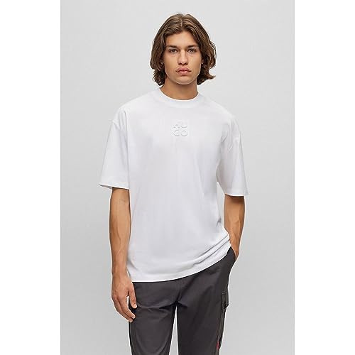HUGO T-shirt damski, White100, L
